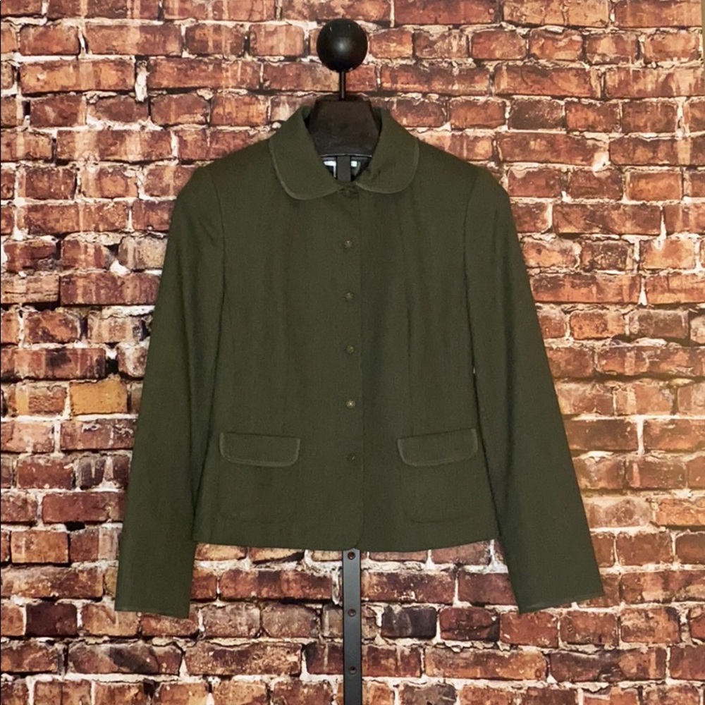 Talbots- Green Wool Jacket - image 1